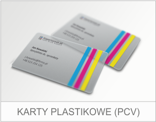 Karty plastikowe (PCV)
