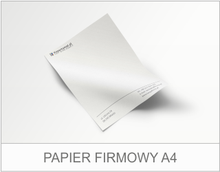 Papier firmowy A4