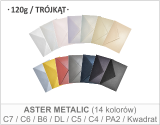 Koperty perłowe / ASTER METALIC
