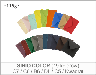 Koperty kolorowe / SIRIO COLOR