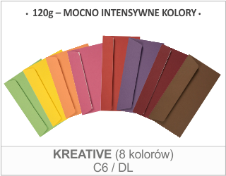 Koperty kolorowe / KREATIVE