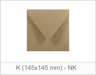 K Eko Kraft (145x145 mm) - NK (klapka trójkątna)