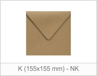 K Eko Kraft (155x155 mm) - NK (klapka trójkątna)