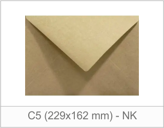 C5 Eko Kraft (229x162 mm) - NK (klapka trójkątna)