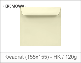 Kwadrat Kremowa (155x155) - HK / 120g