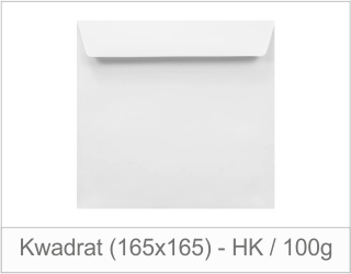 Kwadrat (165x165) - HK / 100g