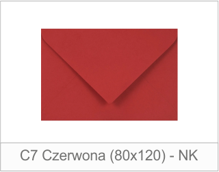 C7 Czerwona (120x80) - NK