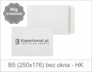 Koperta B5 bez okna - HK